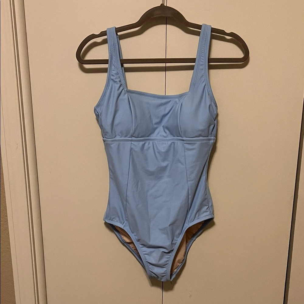 Kona Sol Sky Blue One Piece Swimsuit